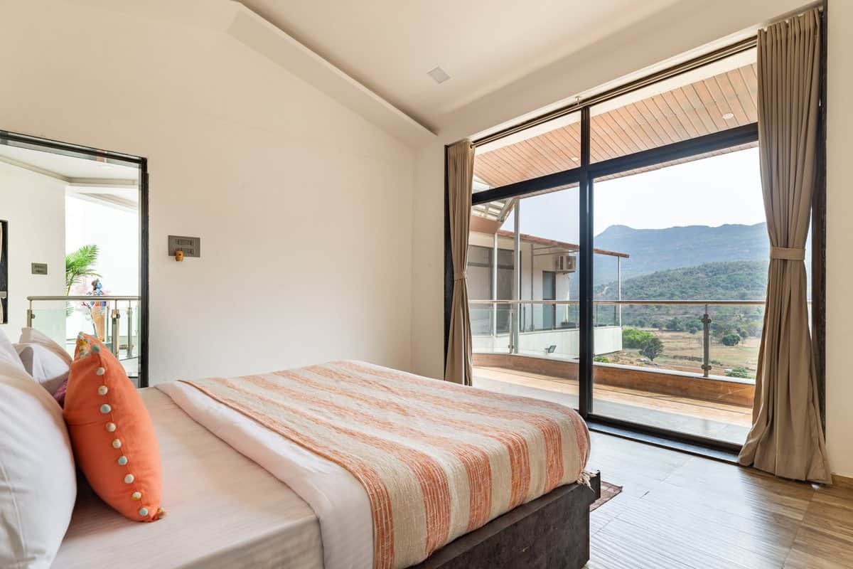 Bedroom with view